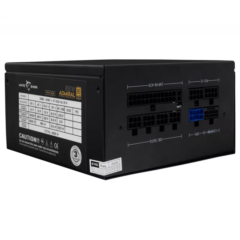 Alimentatore White Shark GPSU-850W Admiral 850W