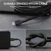 AUKEY CB-AL05 cavo in nylon da Lightning a USB-A MFi, 2 m, nero