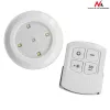 Maclean Energy MCE165 set lampade LED con telecomando, batterie AAA, 6 pz. nel set