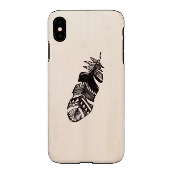 Custodia per cellulare man and wood per iPhone X/XS — custodia protettiva Indian nero