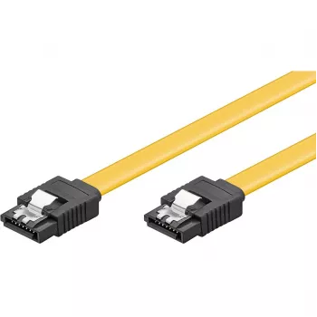 Goobay 95021 cavo dati S-ATA per HDD SDD 6 Gbit/s SATA connettore tipo L a connettore tipo L lunghezza 50 cm connettore dritto