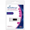 MediaRange - chiavetta USB - 256 GB - USB 3.0 - nero, argento (MR919)