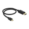 Cavo Mini DisplayPort a DisplayPort DeLOCK 83984 0,5 m nero