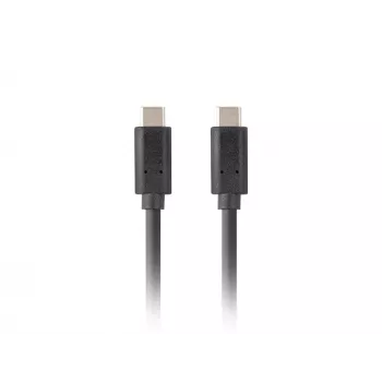 Cavo USB-C a C LANBERG CA-CMCM-32CU-0018-BK USB 3.2 Gen 2, 1,8 m, nero, 100 W PD, video 4K