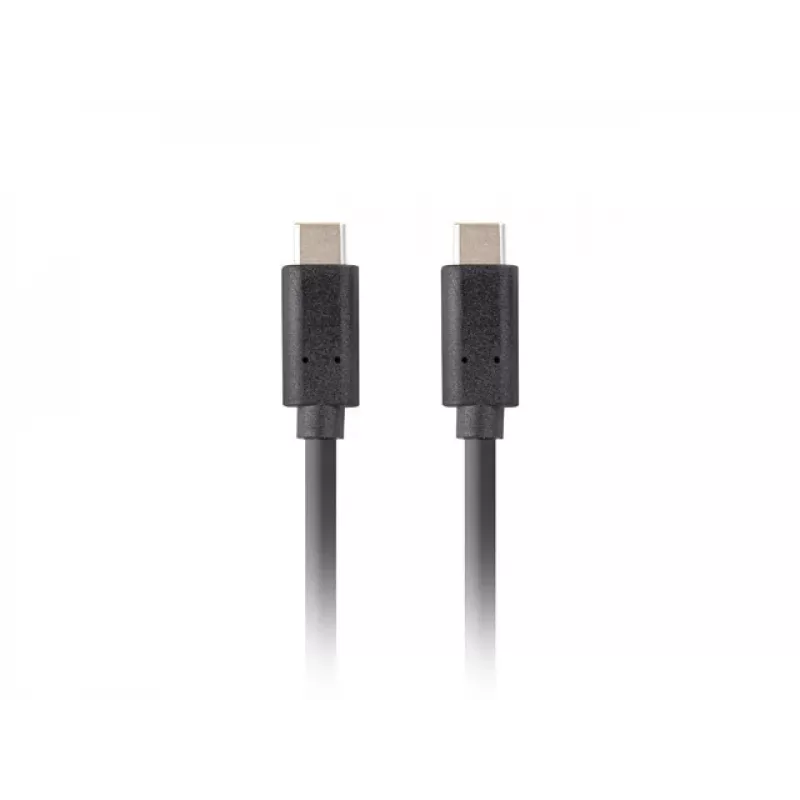 Cavo USB-C a C LANBERG CA-CMCM-32CU-0018-BK USB 3.2 Gen 2, 1,8 m, nero, 100 W PD, video 4K