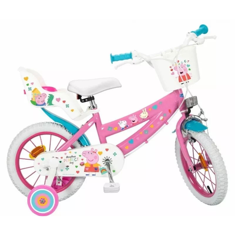 Bicicletta per bambini 14 Peppa Pig rosa 1495 TOIMSA