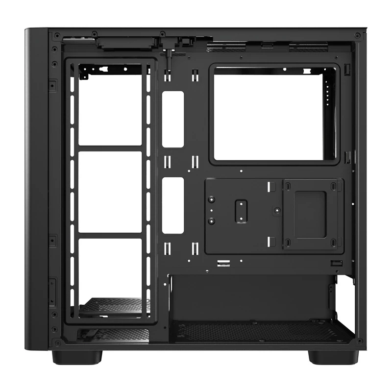 Case per computer DarkFlash DS900G (nero) — Mid-Tower compatibile ATX, pannello laterale in vetro temperato