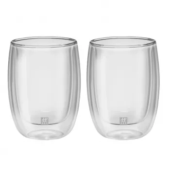 Contenitore a doppia parete in vetro borosilicato ZWILLING 39500-076, 200 ml, trasparente, set da 2