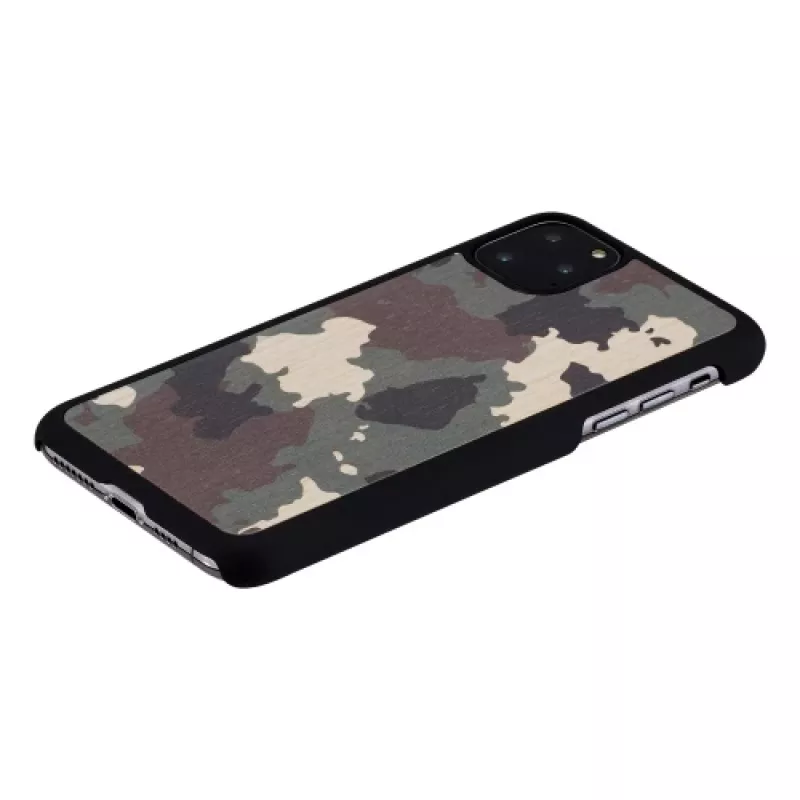 Custodia per smartphone Man and Wood per iPhone 11 Pro Max — mimetica nero