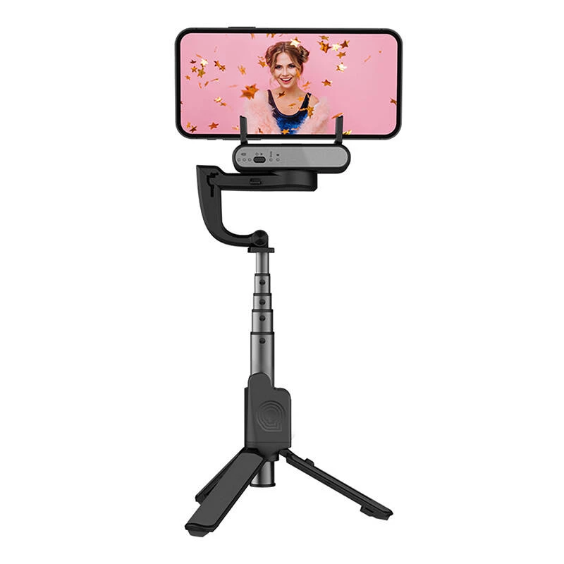 Stabilizzatore per fotocamera smartphone Hohem iSteady Q nero 360° pan-roll