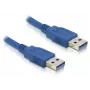 Cavo USB DeLOCK 0,5 m USB 3.0 USB 3.2 Gen 1 A-A blu