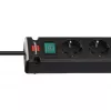 Multipresa Brennenstuhl Bremounta, 5 prese, 2x USB-C, 3 m, nera