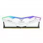DIMM 32 GB DDR5-6000 (2x 16 GB) Kit dual, memoria RAM bianca, FF4D532G6000HC38ADC01, Delta RGB, INTEL XMP
