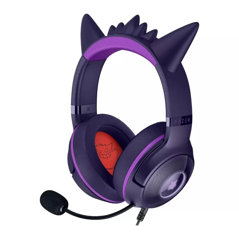 Razer Kraken Kitty V2 - Pokemon Gengar Ed. Headset con archetto cablato Gaming USB Type-A rosa