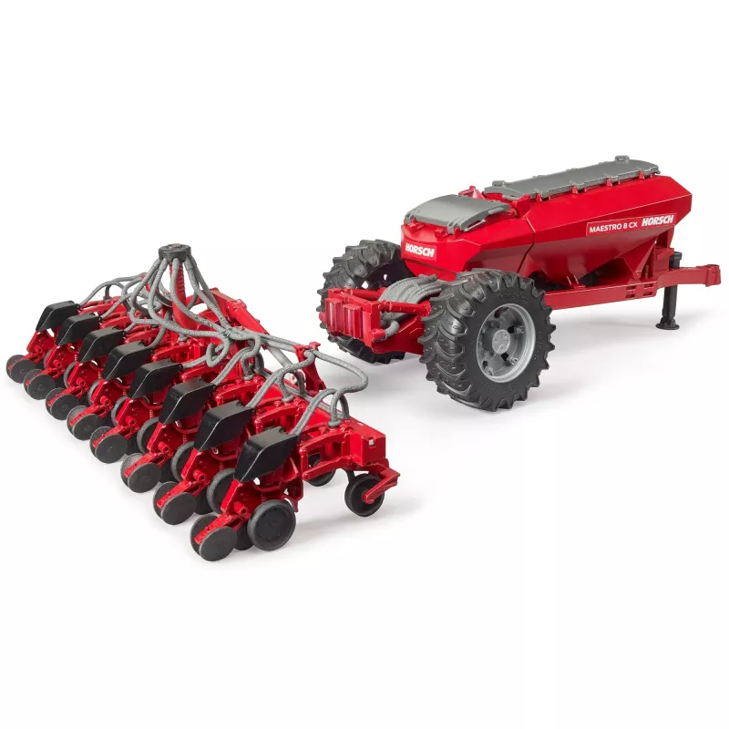 Veicolo giocattolo modello BRUDER Horsch seminatrice di precisione Maestro 8CX, set di gioco in scala