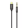 Cavo audio Baseus Yiven USB-C a mini jack 3,5 mm, 1,2 m (nero)
