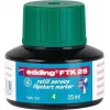 Ricarica per marker Edding FTK 25 verde 25 ml compatibile con Edding 380/383