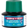 Ricarica per marker Edding FTK 25 verde 25 ml compatibile con Edding 380/383