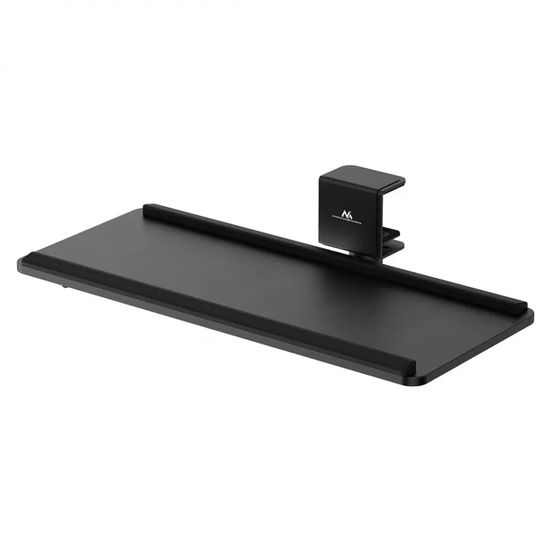 Supporto per tastiera sottoscrivania Maclean, carico max. 5 kg, regolabile in orizzontale e verticale, nero, MC-108 B