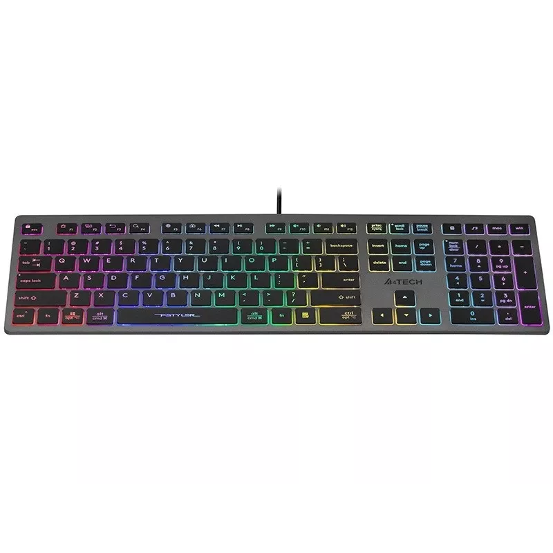 Tastiera con filo A4Tech FSTYLER FX60H con retroilluminazione neon