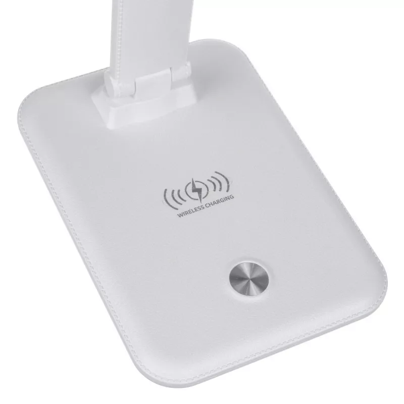 Lampada da scrivania LED MACLEAN MCE616W 9W con caricabatterie wireless Qi integrato