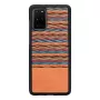 Custodia per cellulare man and wood per Samsung Galaxy S20+ — marrone a quadri con bordo nero