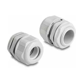 Pressacavo EX DeLOCK M25 grigio 2 pz poliammide