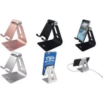 Helit H2380100 - smartphone - supporto passivo - interni - argento