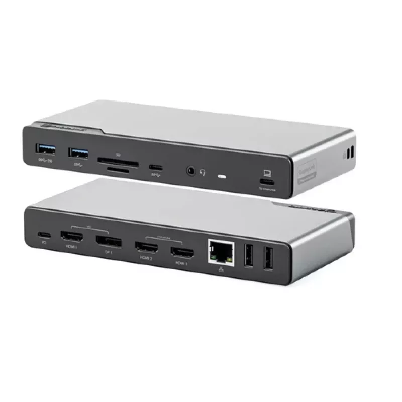 ALOGIC DV4 - docking station - per laptop - USB-C / USB-A - 3 x HDMI, DP - 1GbE (DUCDV4)