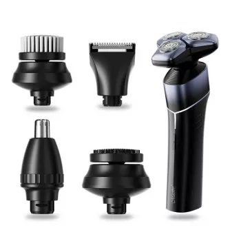 Set di rasatura elettrico 5-in-1 ricaricabile impermeabile Maestro MR-675 con funzione di ricarica USB