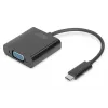 DIGITUS DA-70853 adattatore USB-C a VGA, Full HD 1080p, nero