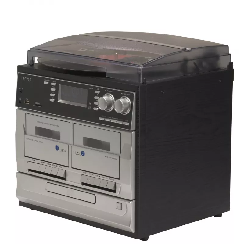 Denver MRD-166 centro musicale DAB+ con giradischi, lettore CD e cassette