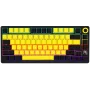 Tastiera gaming meccanica senza fili LORGAR KBP7075W — nero/giallo, layout EN