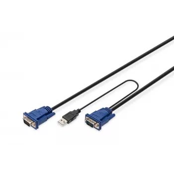Cavo KVM USB Digitus DS-19232 3m PS/2