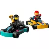 Giocattolo da costruzione LEGO 60400 City Go-Kart con piloti — set con minifigure e veicoli