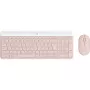 Logitech Slim Wireless Combo MK470 - set tastiera-mouse - wireless - 2,4 GHz - QWERTY - rosé (920-011314)