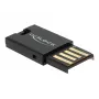 Lettore di schede DeLOCK USB 2.0 nero Micro SD MicroSDHC MicroSDXC 480 Mbit/s