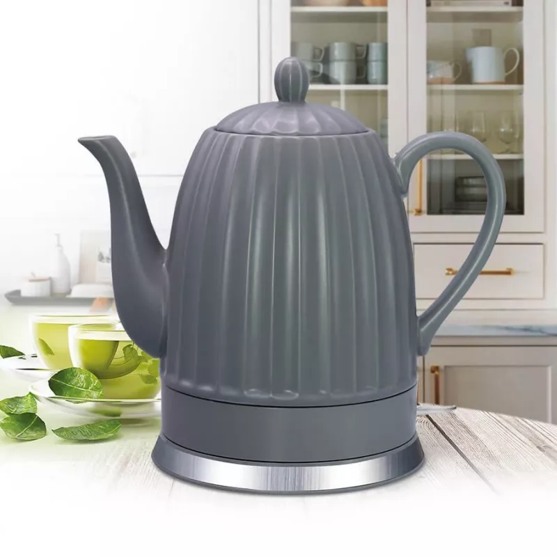 Bollitore Maestro MR-077, 1,5 L, 1500 W, corpo in ceramica, grigio