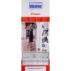 Scaletta Krause 126030 — alluminio 3 gradini, altezza massima 65 cm, 6,1 kg, larghezza 500 mm