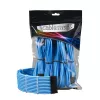 Set di prolunghe CableMod PRO ModMesh 12VHPWR — azzurro chiaro, prolunghe GPU 12+4 pin in 3 pezzi