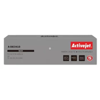 Activejet A-OKI3410 nastro (sostituto per OKI 9002308; Supreme; 10.000.000 caratteri nero)