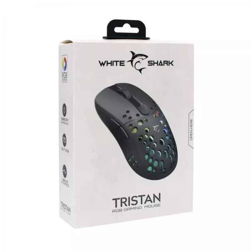 Mouse White Shark TRISTAN USB Type-A