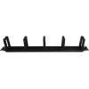 Alantec PK048 1U 19 organizzatore cavi con passaggio spazzolato, 5 supporti in plastica