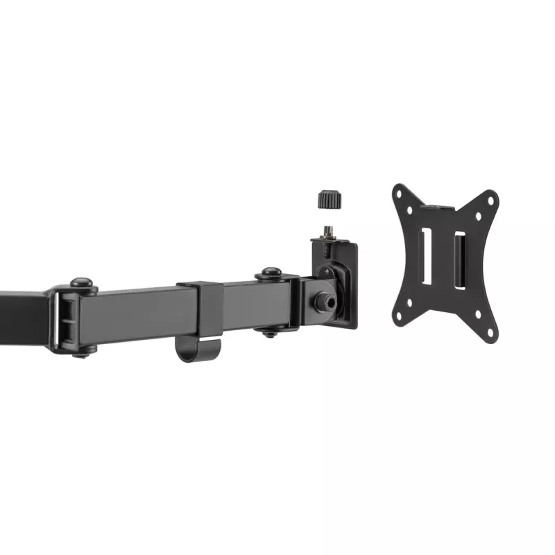 Supporto da tavolo Maclean per 2 monitor, VESA 75x75 e 100x100, 17-32, 2x 9kg, MC-754N