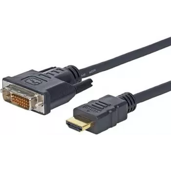 Vivolink PROHDMIDVI5 adattatore per cavo video 5 m HDMI DVI-D nero