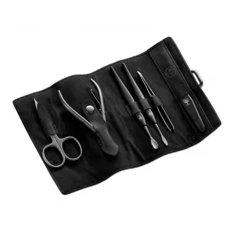 Set per manicure Böker Arbolito Traveler design compatto, utensili in acciaio inox