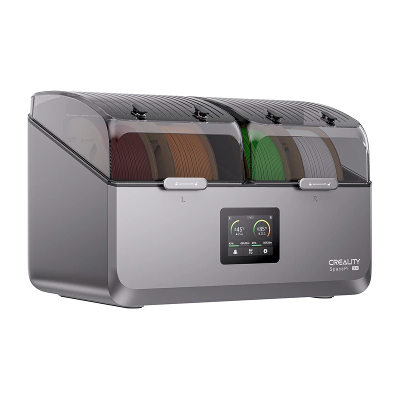 Essiccatore per filamento Creality 4005010100 per stampanti 3D — compatibile con SpacePi X4, nero/grigio, 1 pz.