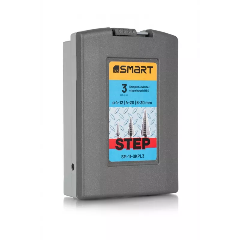 Smart Set di punte a gradino, HSS, 3 pz., 4-12 / 4-20 / 6-30 mm, SM-11-SKPL3