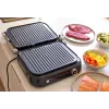 Piastra grill SEVINI Pro, KG 2395 (argento/nero, 1.800 Watt)