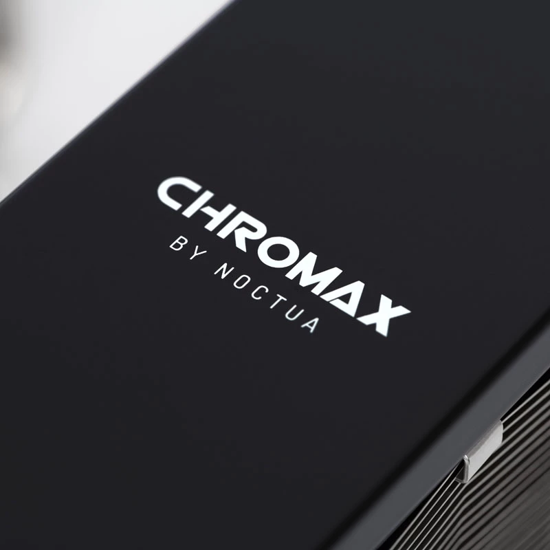 Noctua NA-HC8 chromax.Nero copri dissipatore